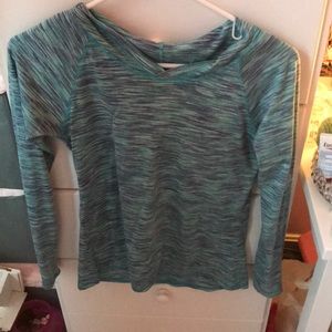 Women’s athletic long sleeve.